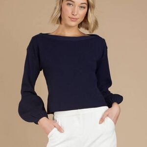 NWT Finders Keepers Navy Blue Knit Sweater